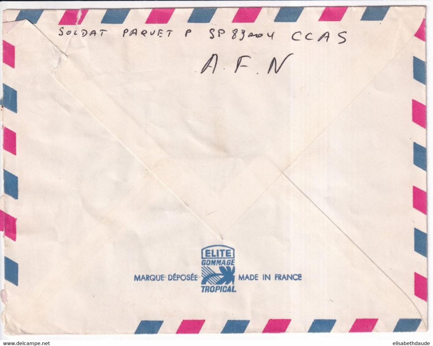 1960 - ALGERIE - ENVELOPPE FM POSTE AUX ARMEES SP89004 AFFRANCHIE ! => BELGIQUE ! - War Of Algeria