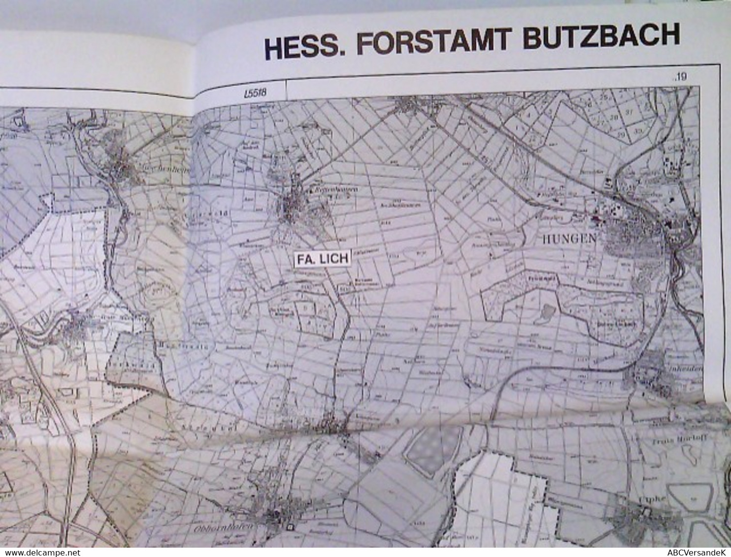 Forstübersichtskarte (Nr. 116) Des Hessischen Forstamts Butzbach. Maßstab 1 : 25000. Ausgabe 1988 - Hessen