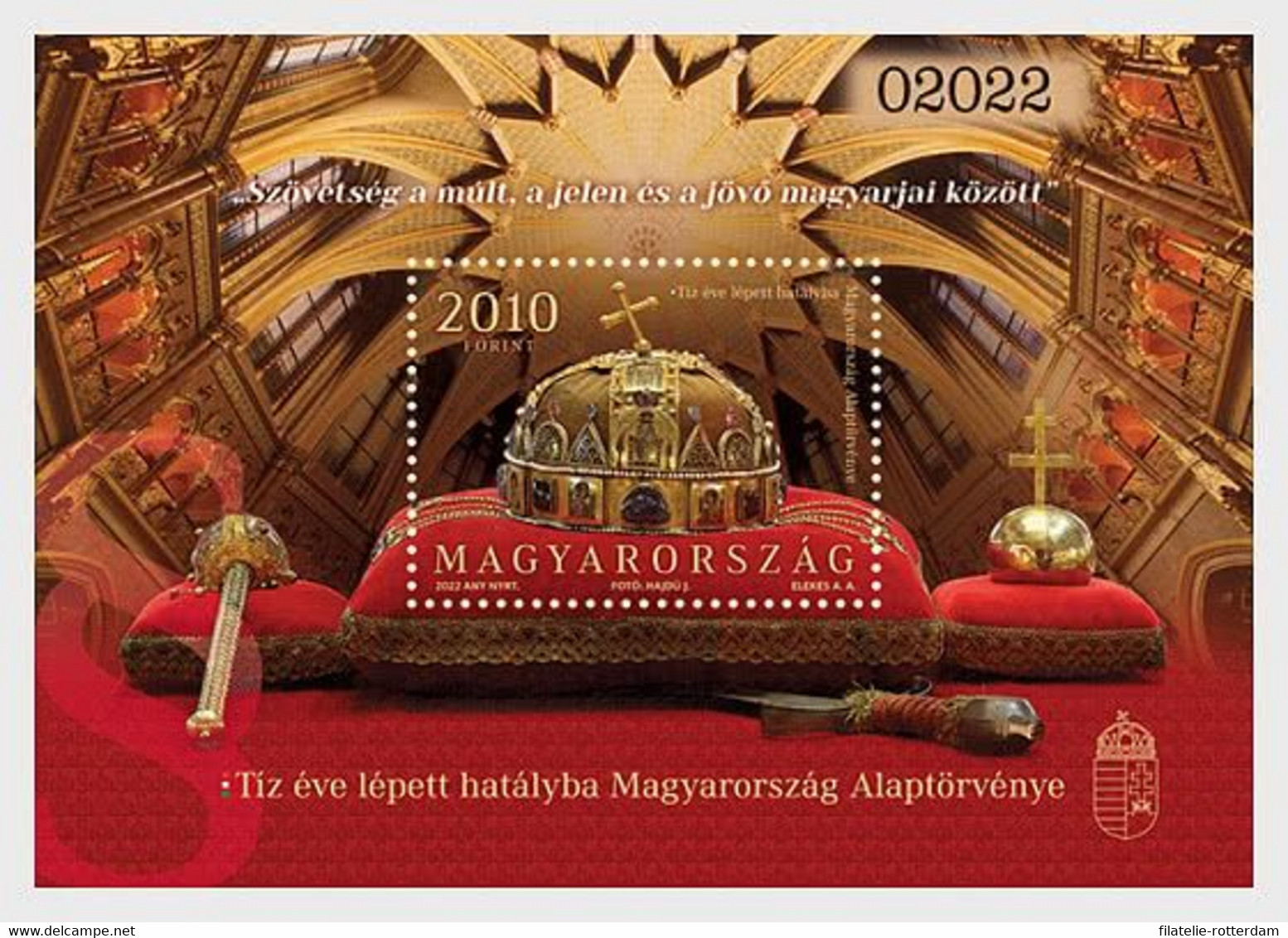 Hongarije / Hungary - Postfris/MNH - Sheet 10 Jaar Wet 2022 - Unused Stamps