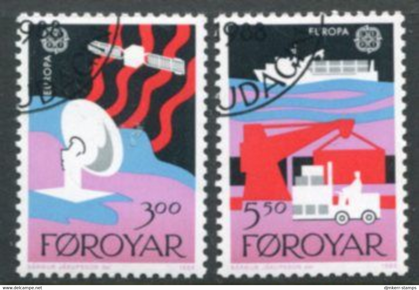 FAROE IS. 1988 Europa: Transport And Communications  Used.  Michel 166-67 - Faroe Islands