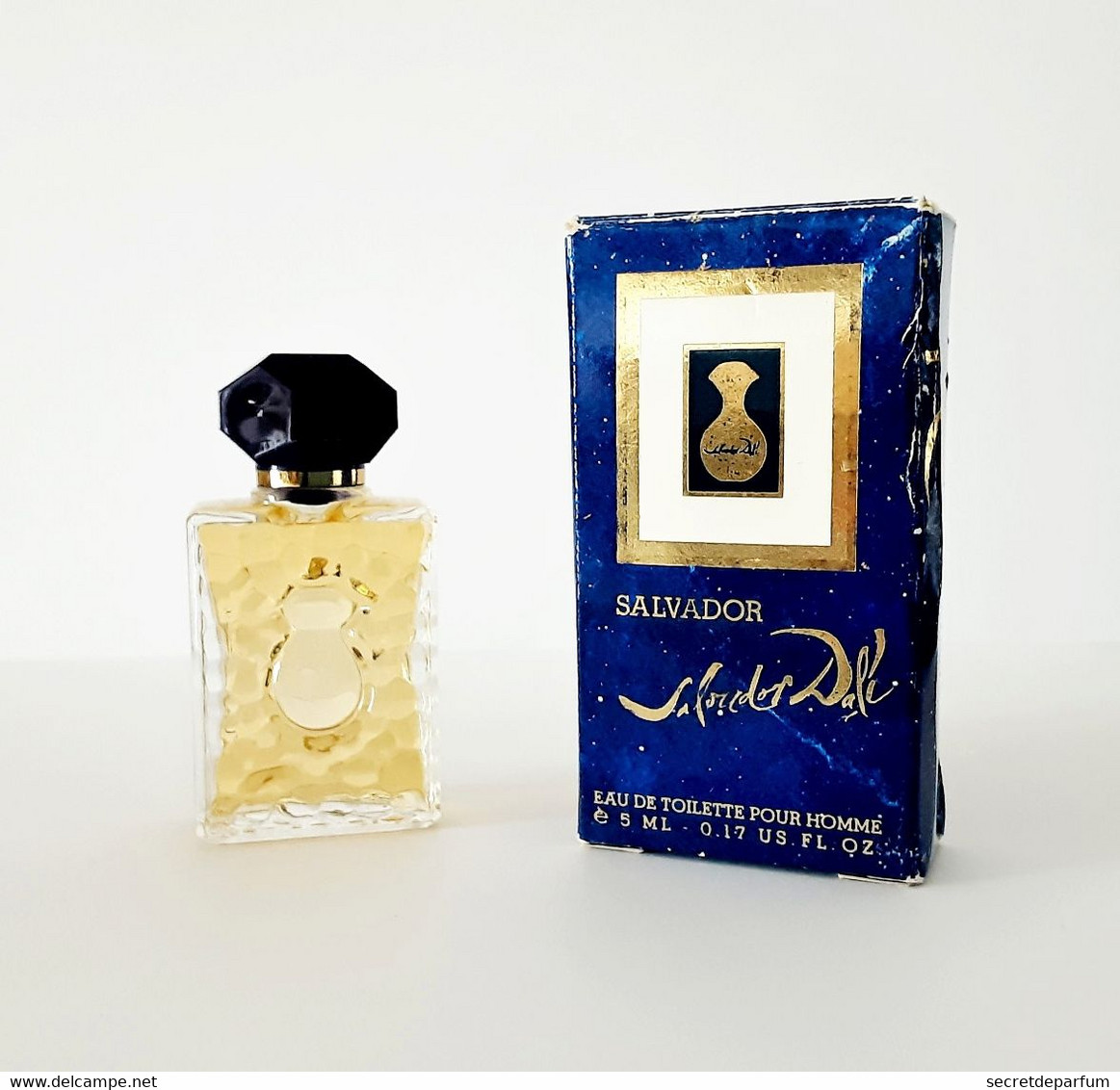 Miniatures De Parfum  SALVADOR De  SALVADOR DALI   EDT  Pour Homme   5  Ml  + Boite Cabossée - Miniatures Hommes (avec Boite)