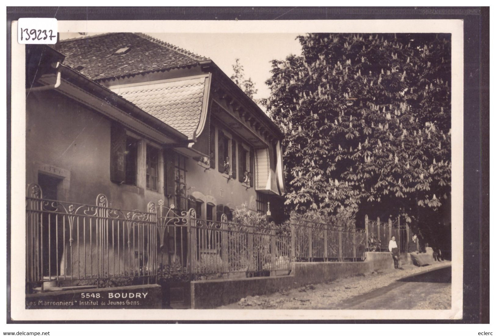 BOUDRY - LES MARRONNIERS - INSTITUT DE JEUNES GENS - TB - Boudry