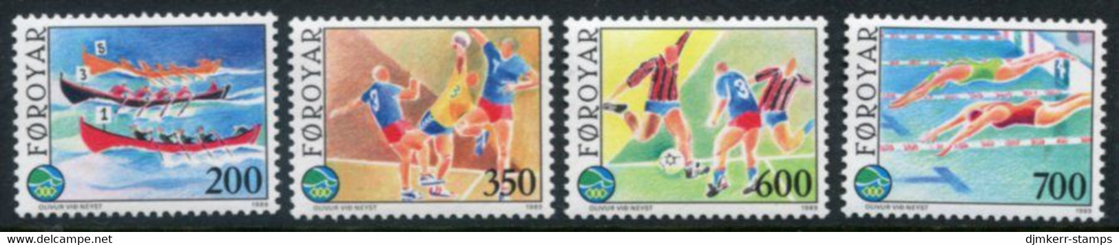 FAROE IS. 1989 Small Islands Games MNH / **.  Michel 186-89 - Faroe Islands