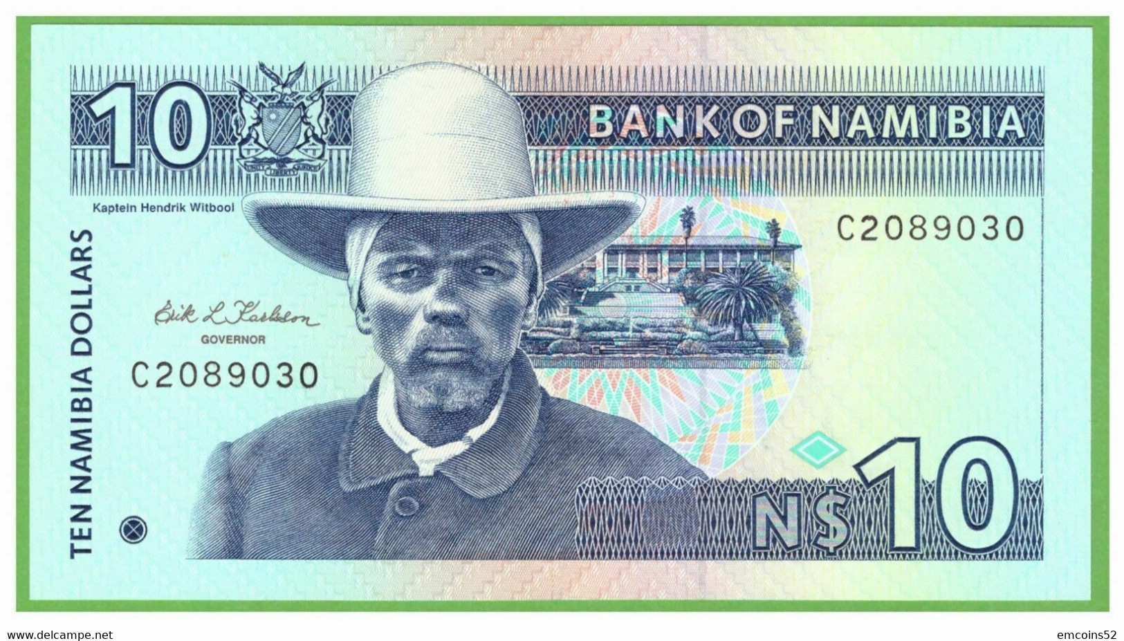 NAMIBIA 10 DOLLARS 1993  P-1  UNC - Namibia