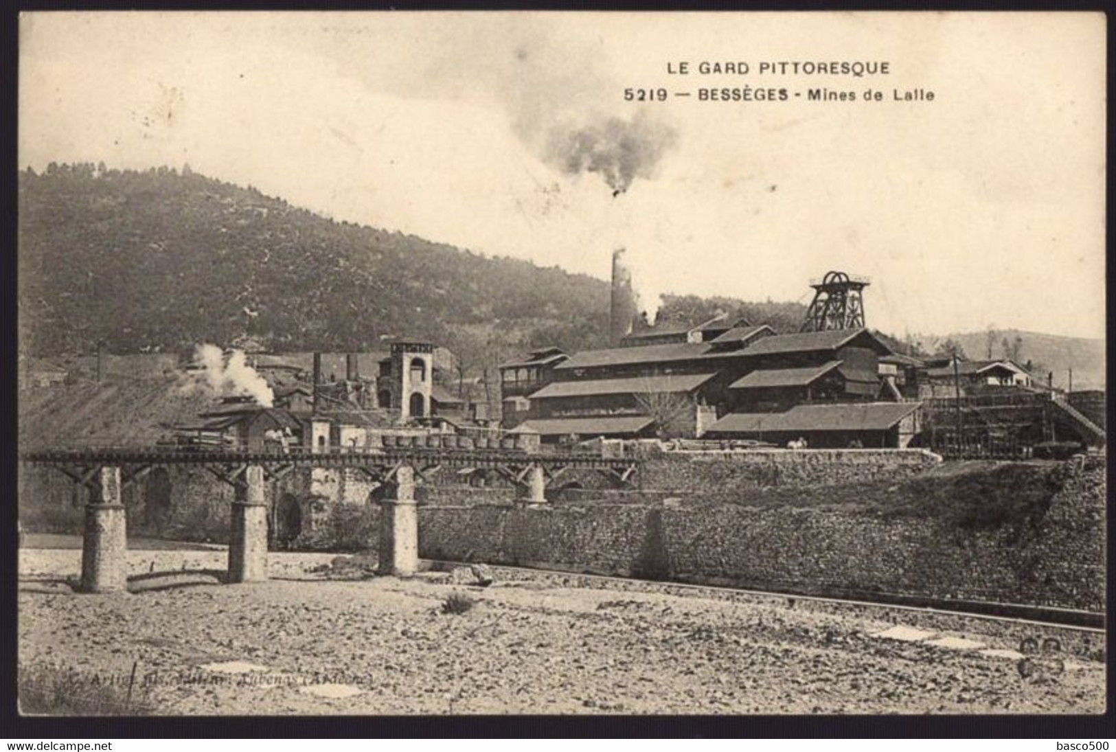 1907 BESSEGES - Les MINES De LALLE - Bessèges