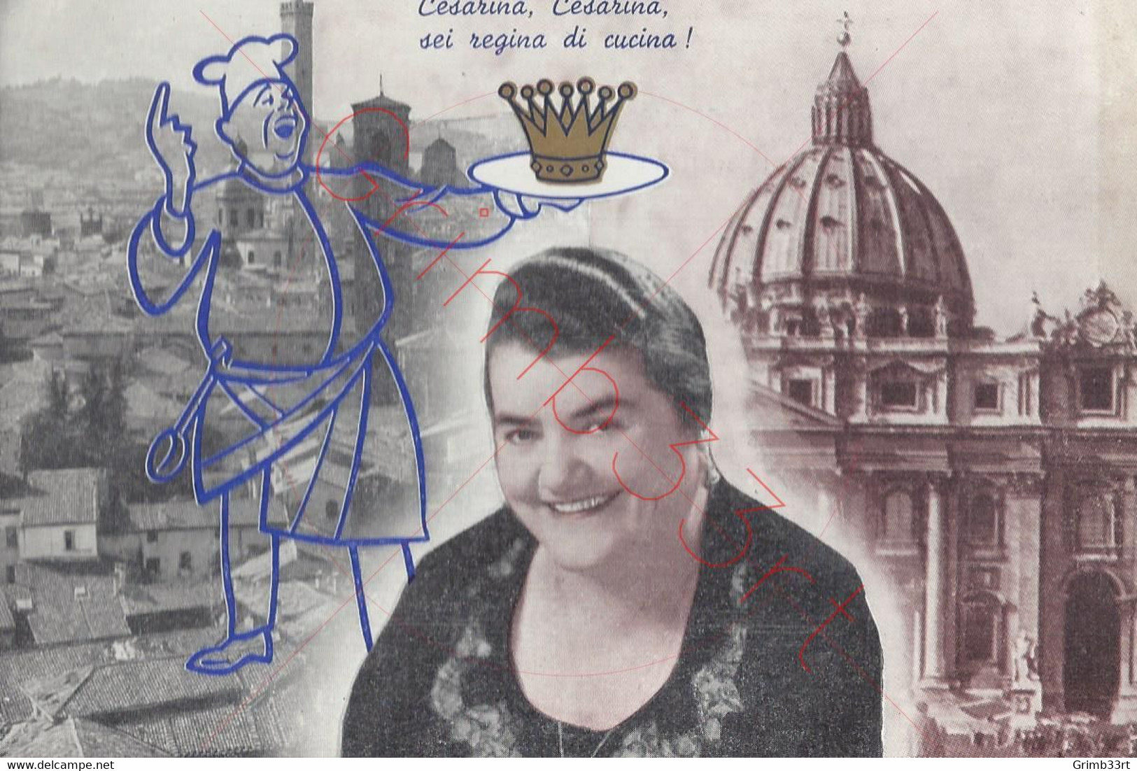 Roma - Ristorante Transatlantico "Cesarina" - Postkaart - Bar, Alberghi & Ristoranti