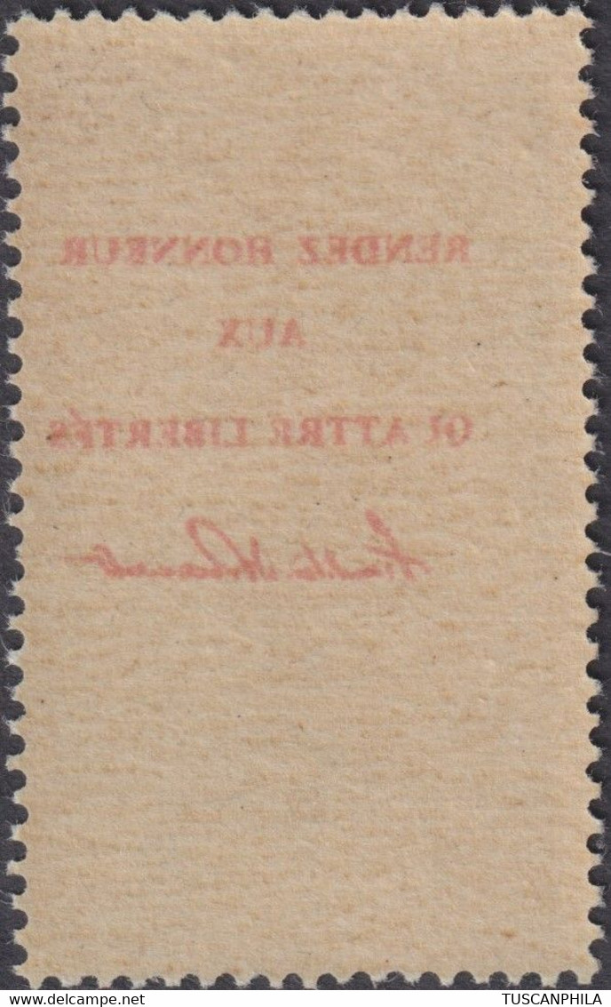 Corpo Polacco 80 C. Violetto Sass. 22 MNH** Sovrastampato - 1946-47 Corpo Polacco Period