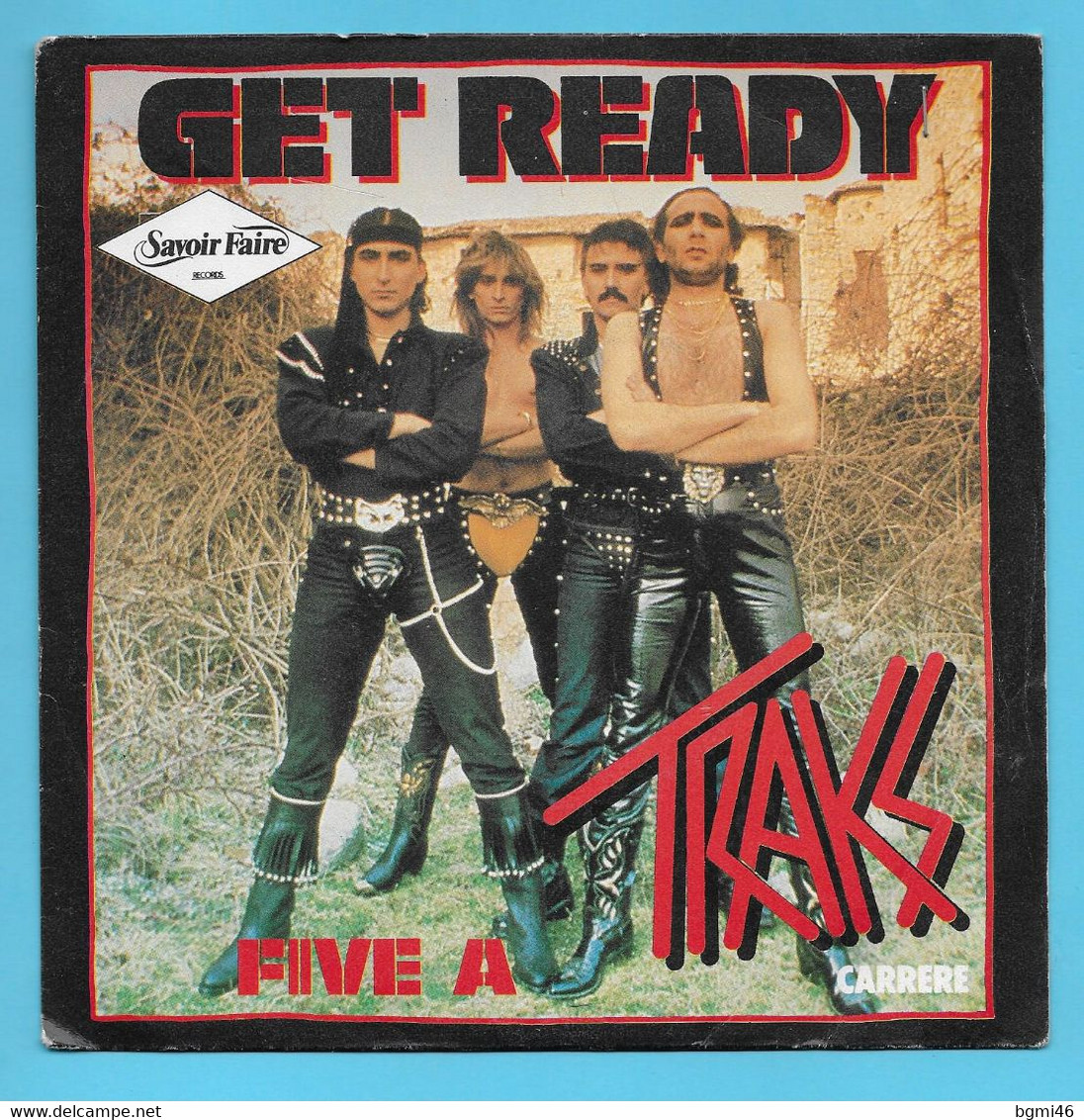 Disque Vinyle 45 Tours : TRAKS :  GET READY ..Scan A : Voir 2 Scans - Hard Rock & Metal