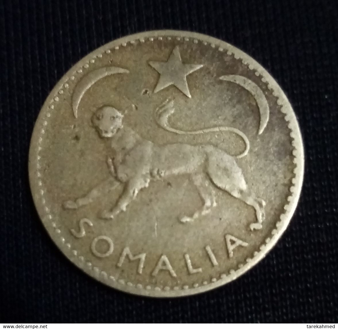 Somalia , 50 Centesimi , 1950 . KM# 4 , Silver . Perfect . Gomaa - Somalia