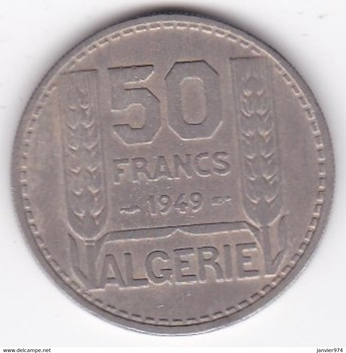 Algerie. 50 Francs Turin 1949 , Cupronickel , KM# 92 - Algerije