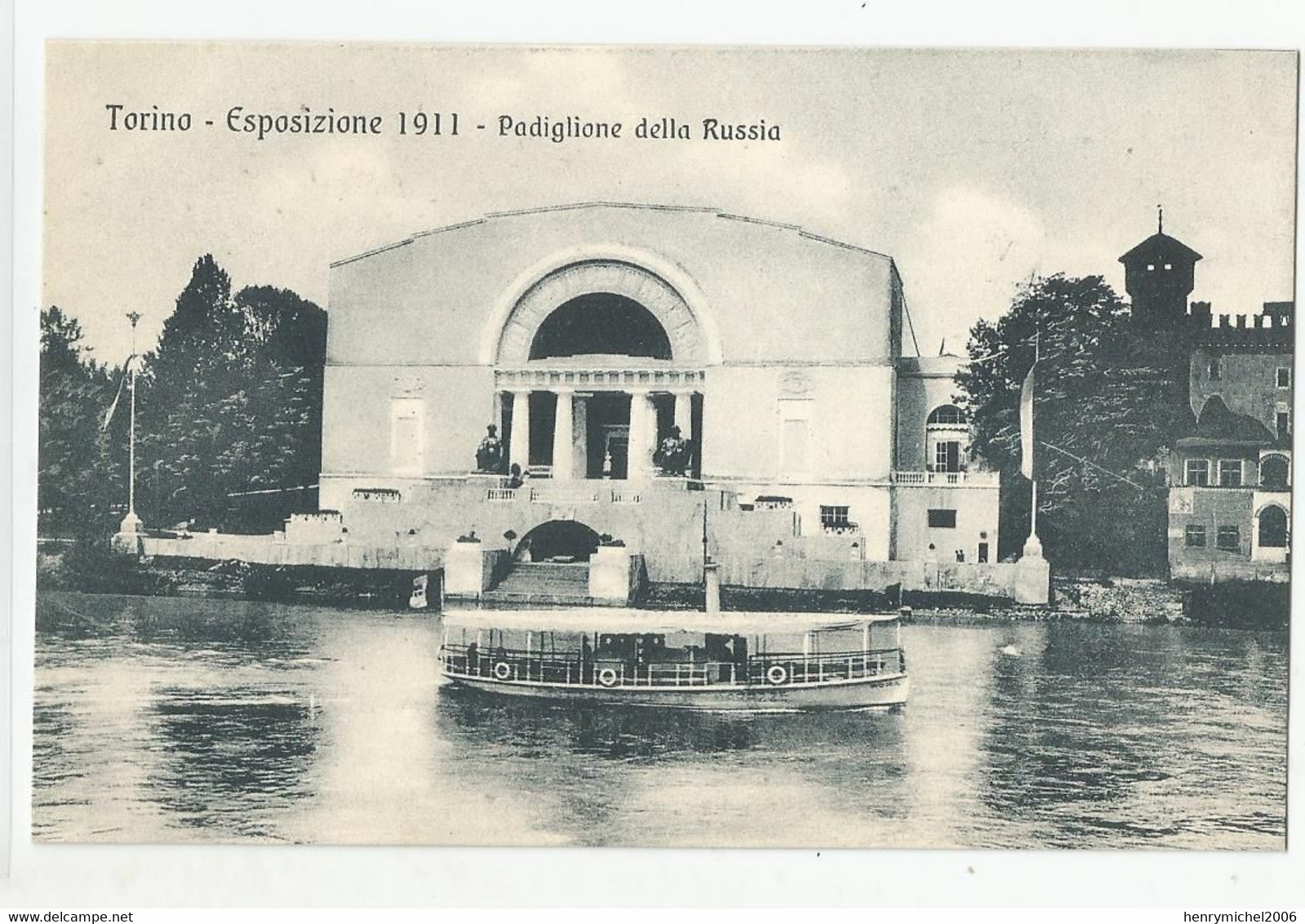 Italie Italia Italy Piemonte Torino Esposizione 1911 Padiglione Della Russia Russie Bateau Vapeur - Exhibitions