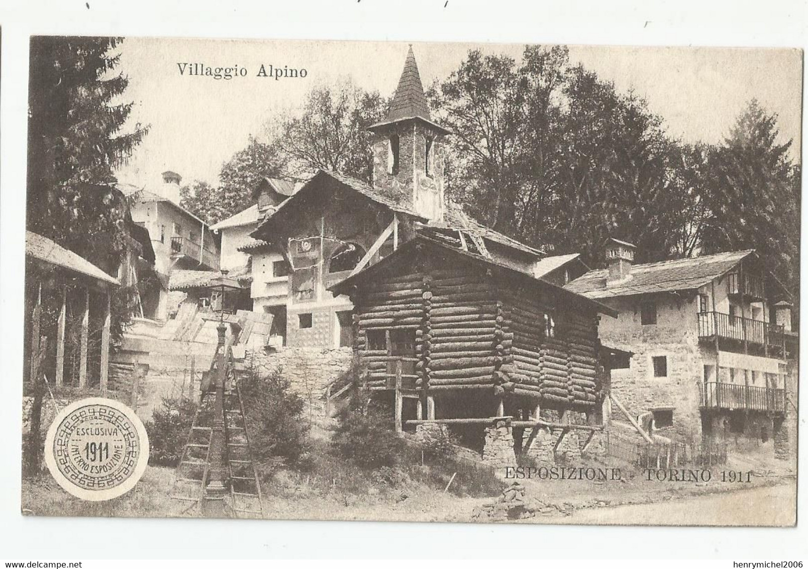 Italie Italia Italy Piemonte Torino Esposizione 1911 Villagio Alpino - Exhibitions