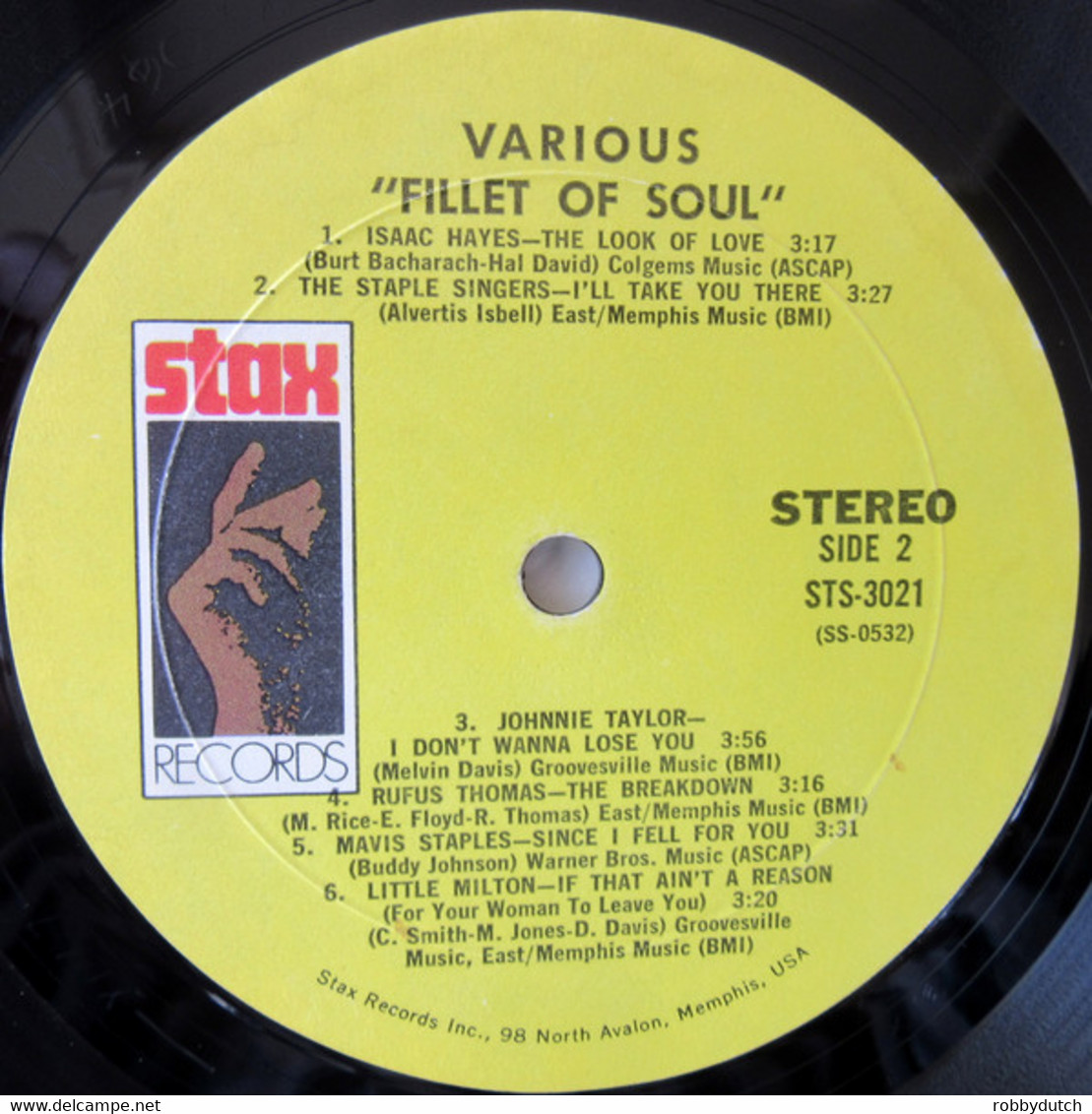 * LP *  FILLET OF SOUL - VARIOUS ARTISTS (USA 1972) - Soul - R&B