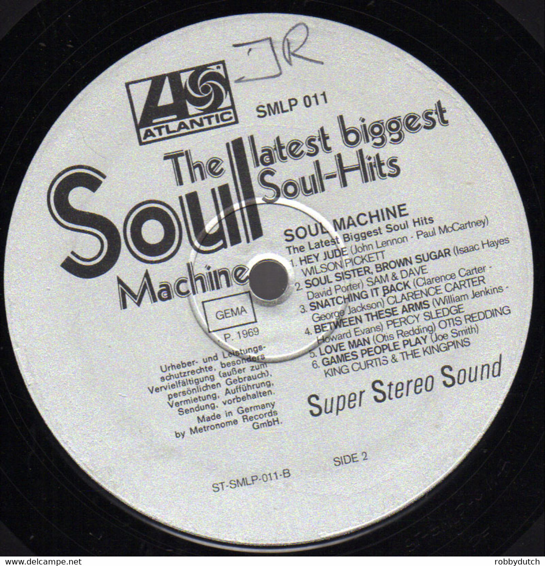 * LP *  THE SOUL MACHINE (the Latest Biggest Soul-hits) - VARIOUS ARTISTS (Germany 1969) - Soul - R&B