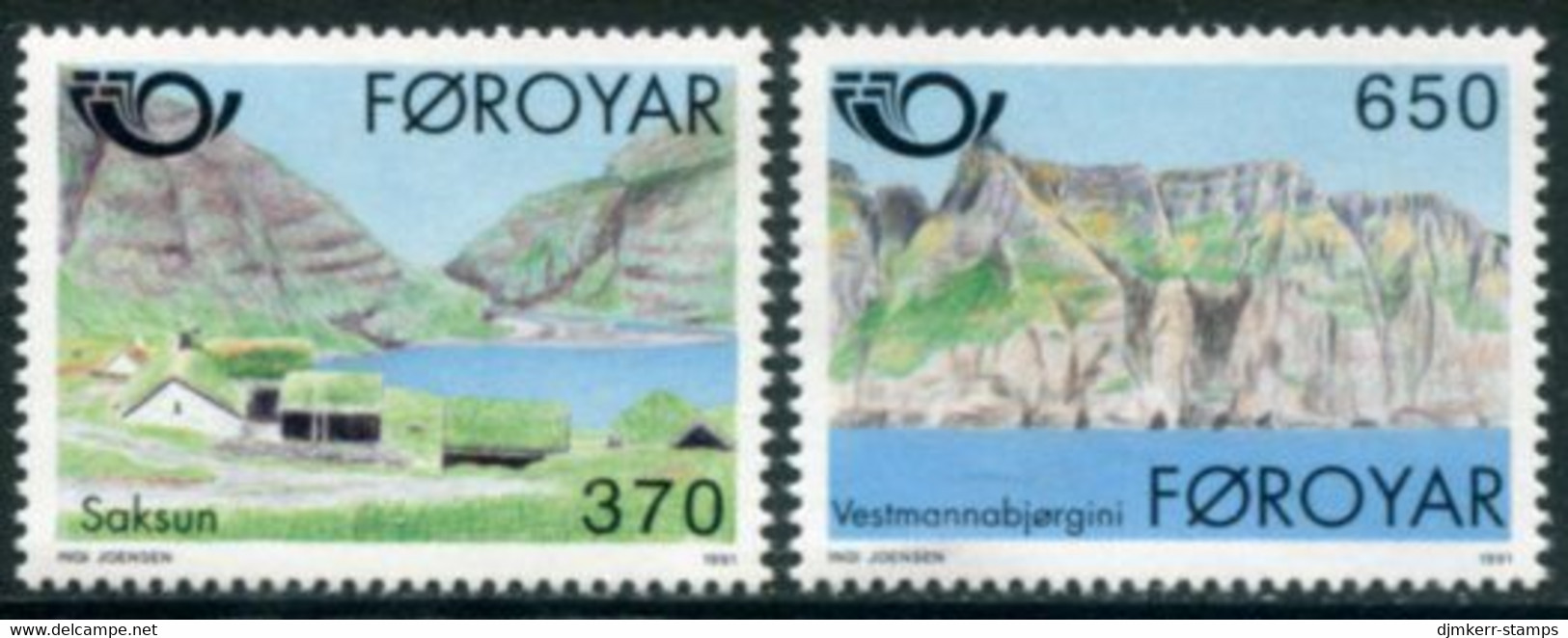FAROE IS. 1991 Tourism MNH / **.  Michel 219-20 - Faroe Islands