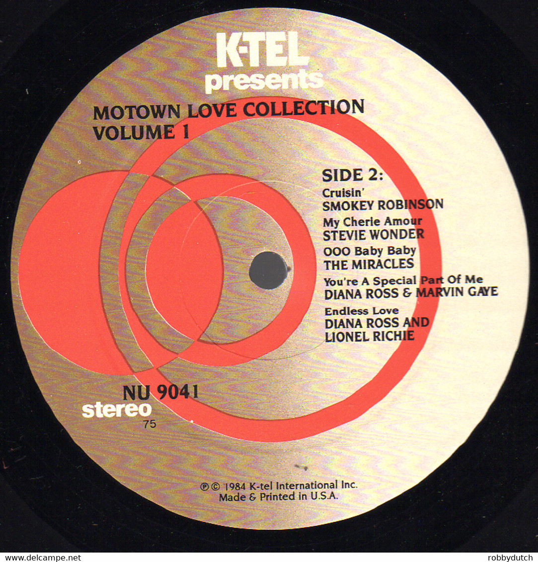 * 2LP *  MOTOWN LOVE COLLECTION - VARIOUS ARTISTS (USA 1984) - Soul - R&B