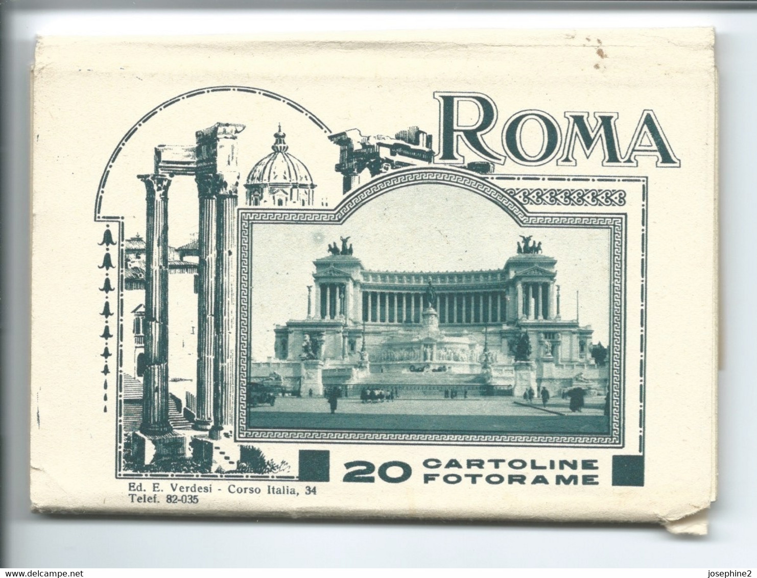 Rome 20 Cartes Postales - Trasporti