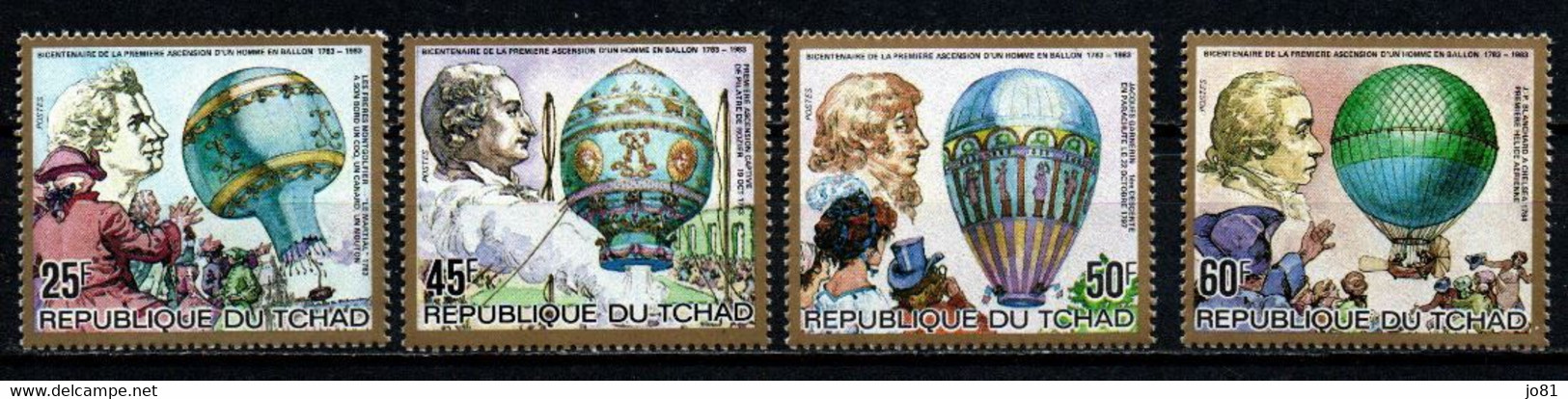 Tchad YT 408-411 Neuf Sans Charnière XX MNH - Tschad (1960-...)