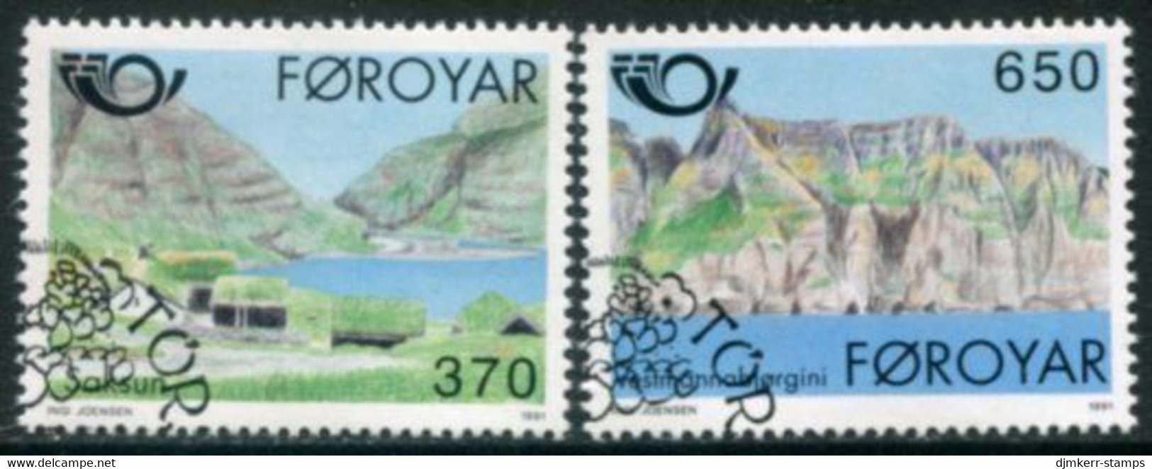 FAROE IS. 1991 Tourism Used.  Michel 219-20 - Faroe Islands