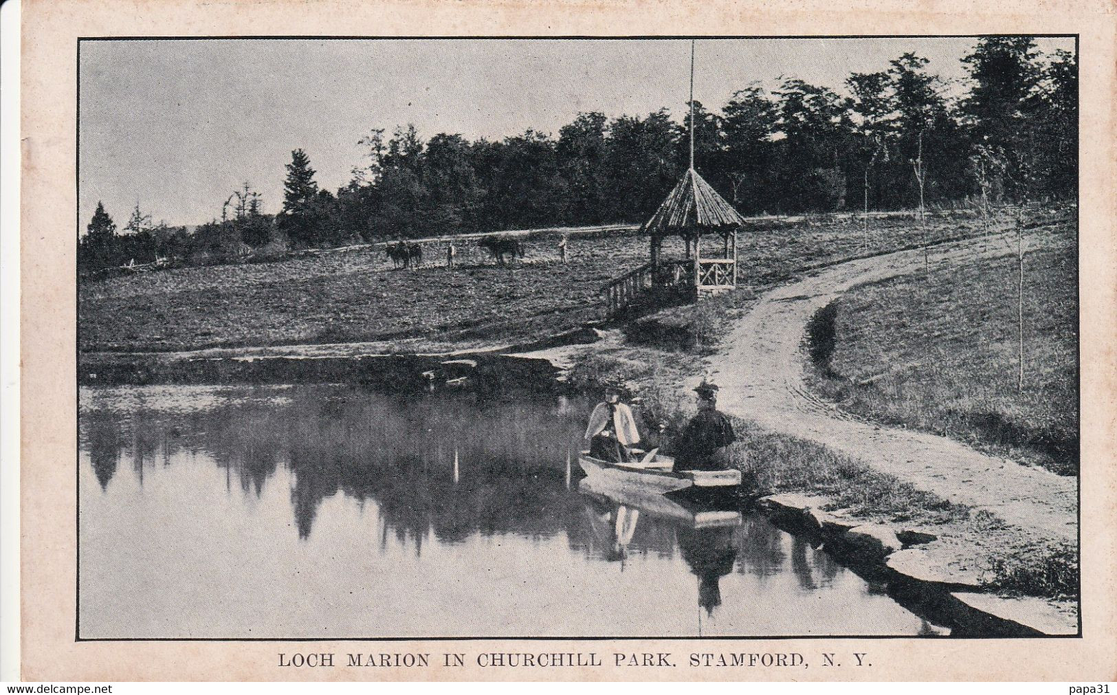 LOCH MARION  IN CHURCHILL PARK, STAMFORD - Stamford