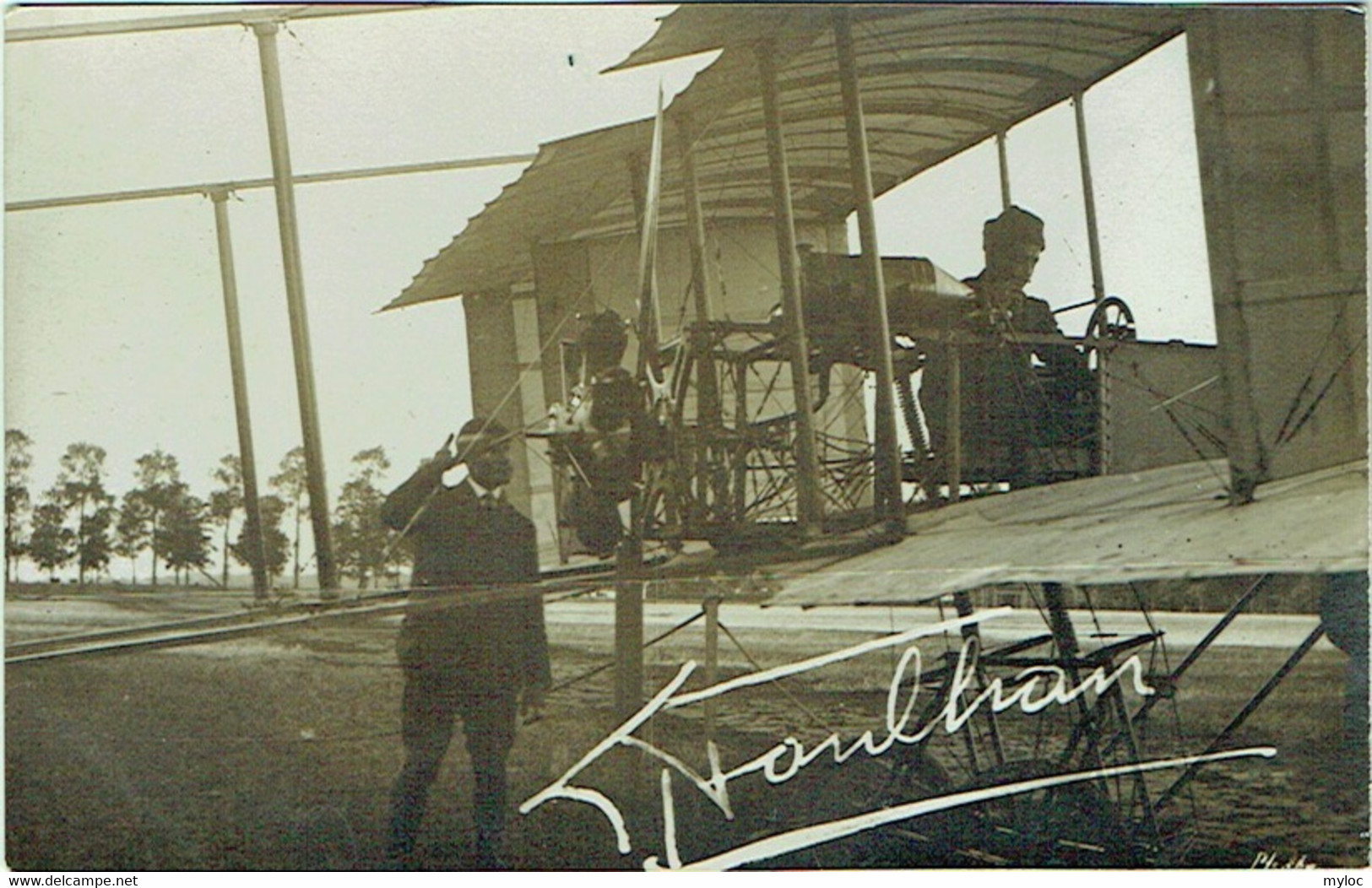 Aviation. Aviateur Louis Paulhan. Carte Photo. - ....-1914: Précurseurs