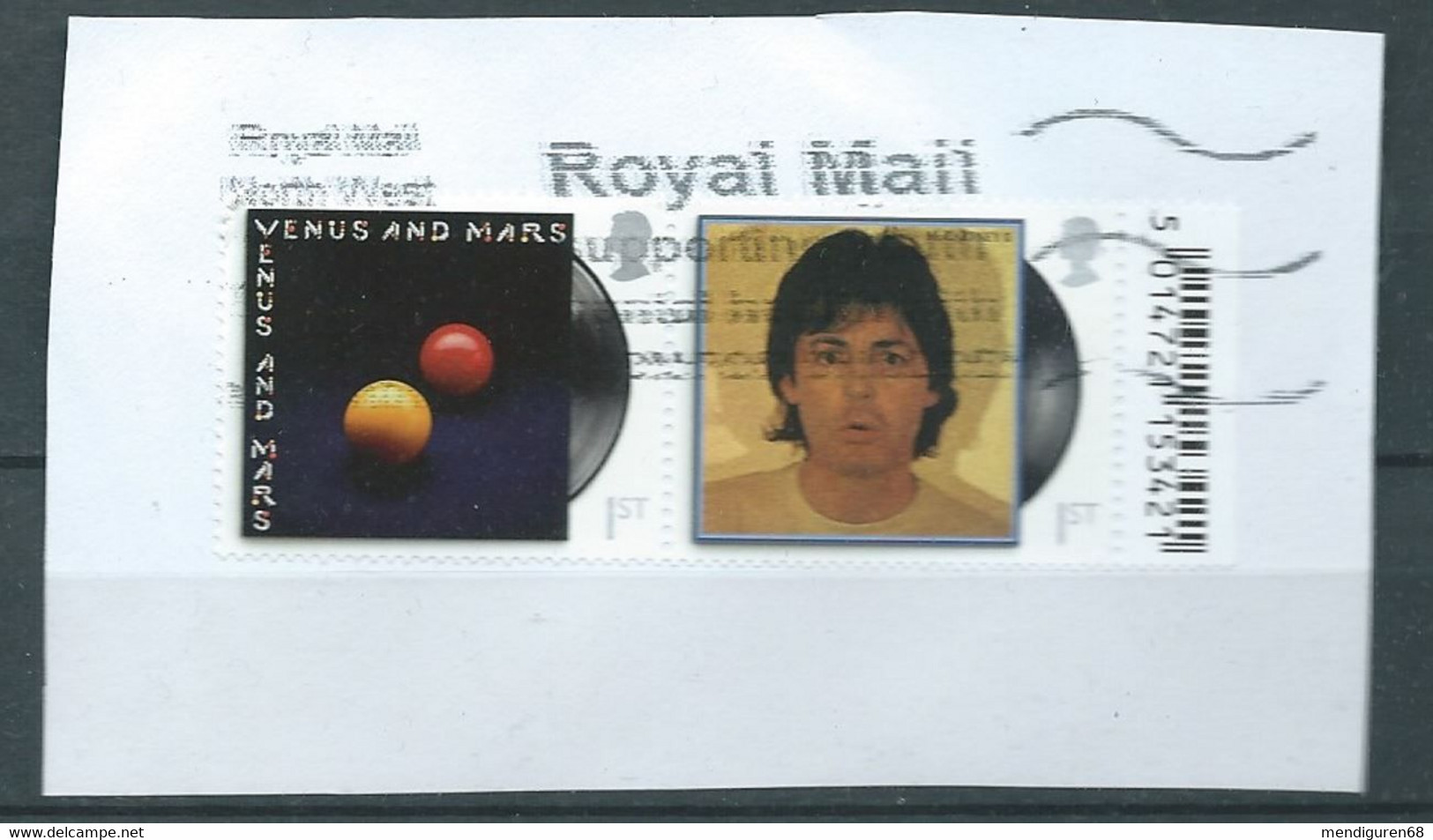 GROSSBRITANNIEN GRANDE BRETAGNE GB 2021 MUSIC GIANTS V PAUL MCCARTNEY SET 2V USED SG 4519-20 MI 4769-70 YT 5183-4 SC 410 - Used Stamps