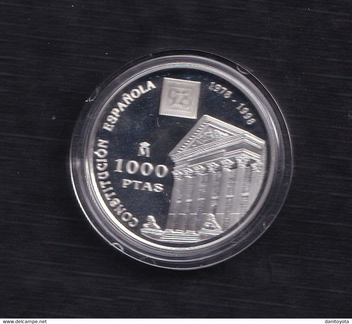 ESPAÑA-. AÑO 1998. 1000 PTAS "XX ANIVERSARIO DE LA CONSTITUCION ESPAÑOLA" - 1 000 Pesetas