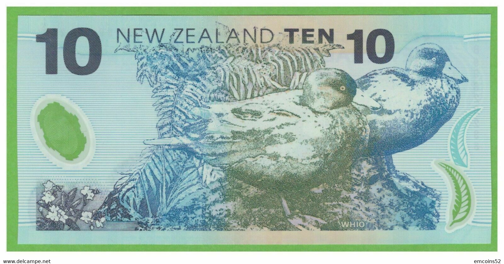 NEW ZEALAND 10 DOLLARS 1999  P-186a  UNC - New Zealand