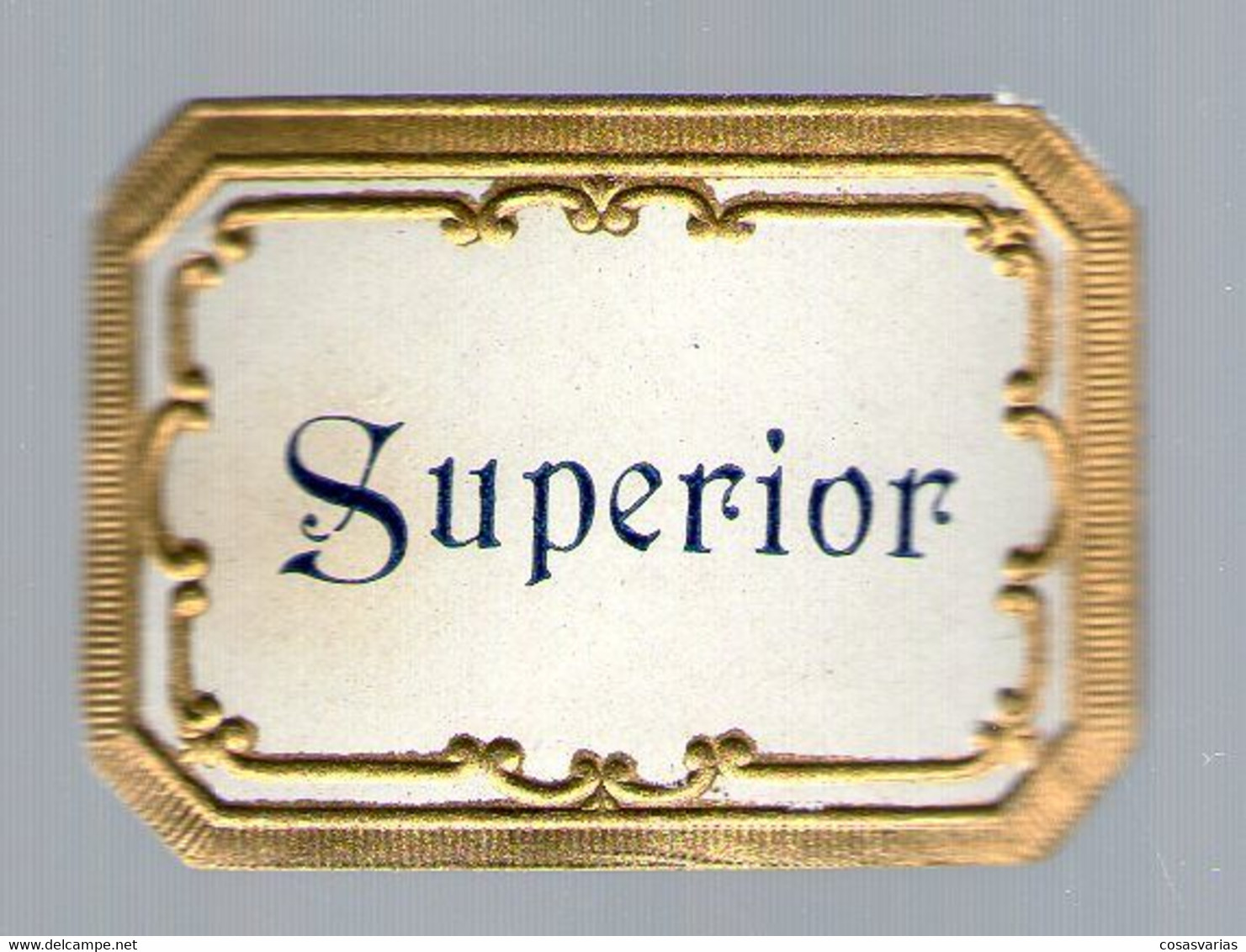 SUPERIOR ÉTIQUETTE PARFUMERIE PARFUM  PERFUMERY LABEL PERFUME ETIKETT PARFÜMERIE ETICHETTA PROFUMERIA PROFUMO - Etiquettes