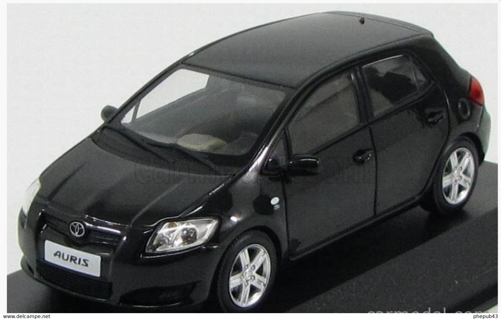 Toyota Auris - 5 Doors - 2007 - Black - Minichamps (Toyota) - Minichamps