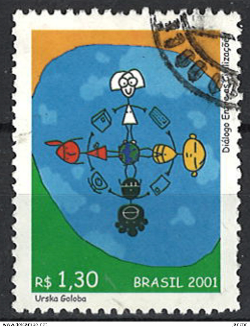 Brazil Brasil 2001. Mi.Nr. 3185, Used O - Gebraucht