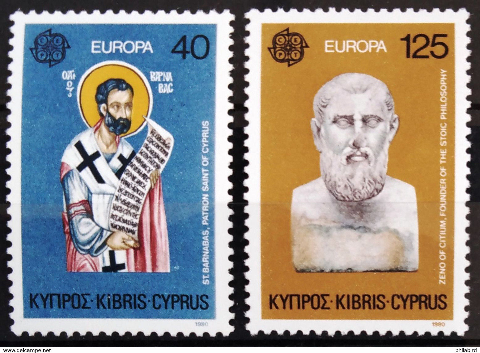 EUROPA 1980 - CHYPRE                   N° 515/516                        NEUF* - 1980