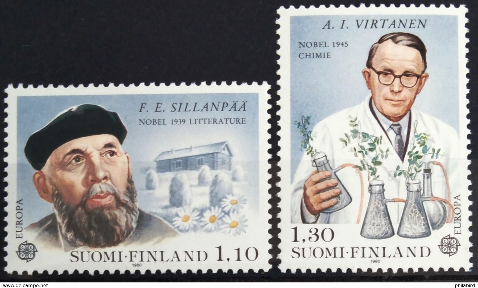 EUROPA 1980 - FINLANDE                  N° 831/832                        NEUF** - 1980