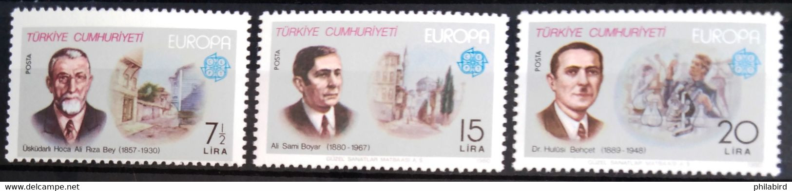 EUROPA 1980 - TURQUIE                  N° 2279/2280                       NEUF* - 1980