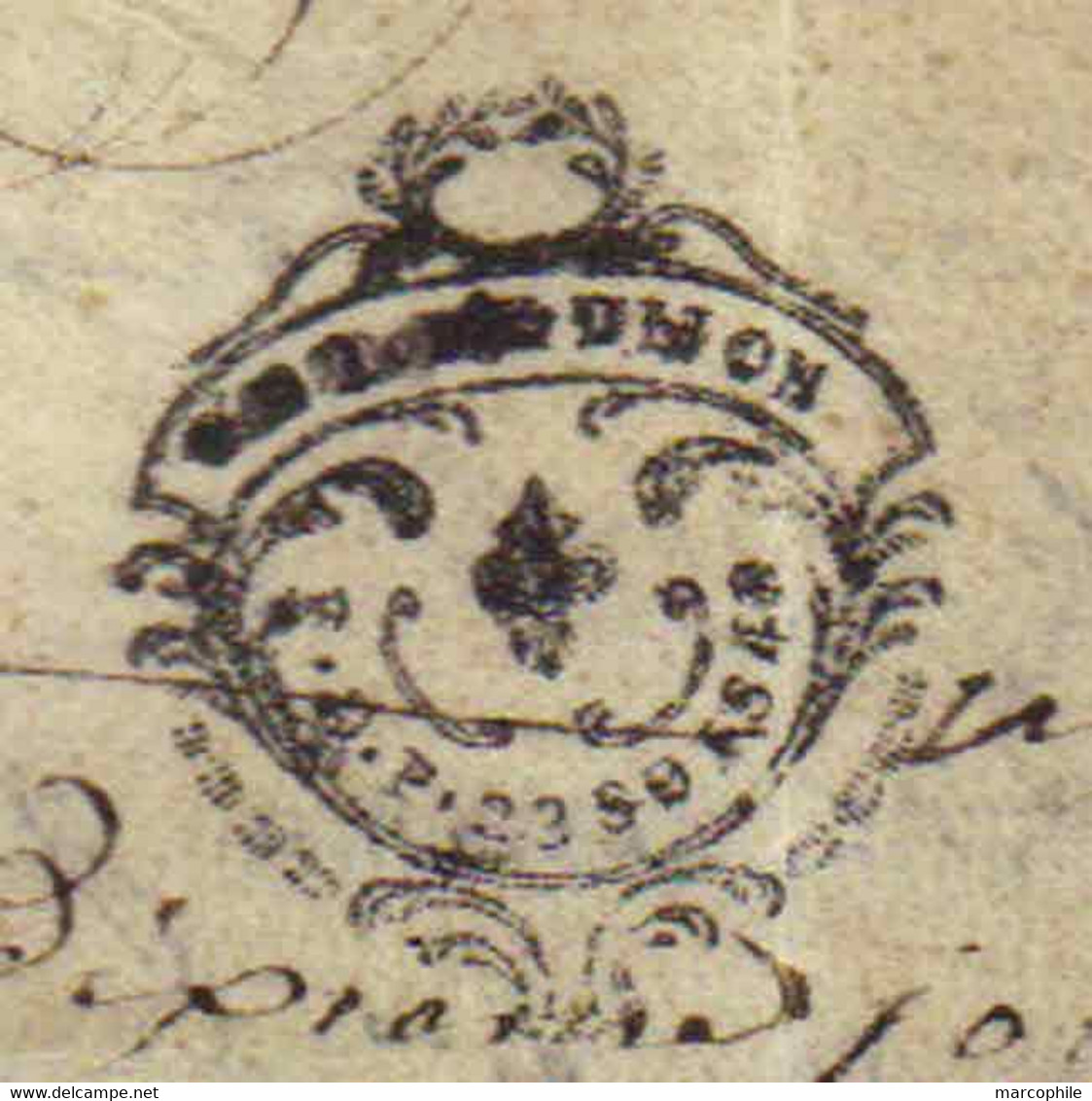 GENERALITE DE DIJON / 1751 EMPREINTE FISCALE  SUR ACTE EN PEAU - VELIN  / 5 IMAGES (ref 4626GF) - Seals Of Generality