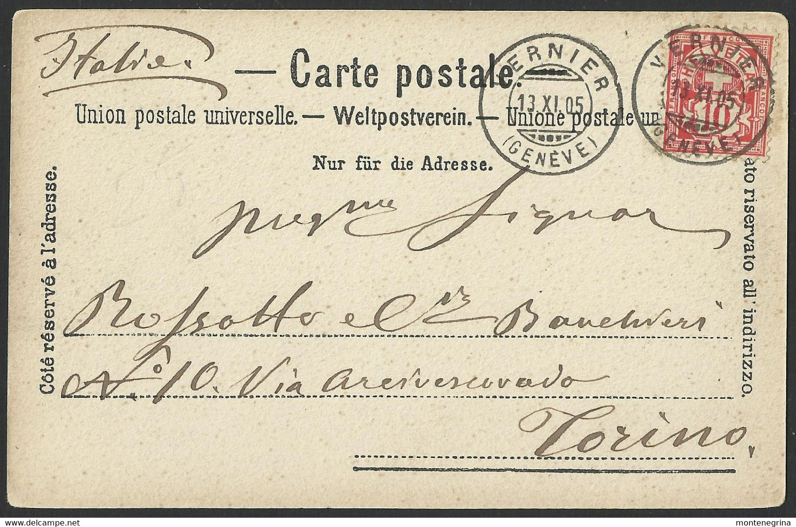 VERNIER Et Le Jura 1905 Old Postcard (see Sales Conditions) 04845 - Vernier