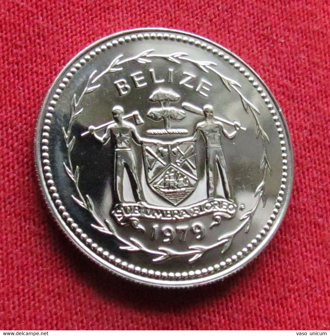 Belize 25 Cents 1979 Minted 808 Coins UNC - Belize