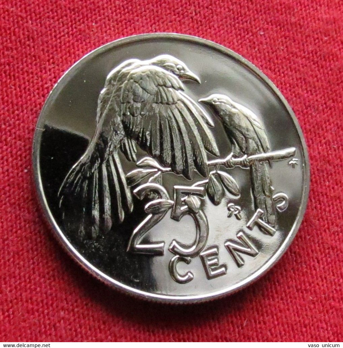 British Virgin Islands 25 Cents 1979 Bird Minted 680 Coins UNC - Jungferninseln, Britische