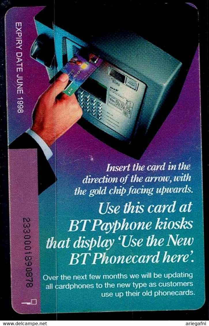 UNITED KINGDOM 1998 BT PHONECARD TELEPHONS USED VF!! - Téléphones