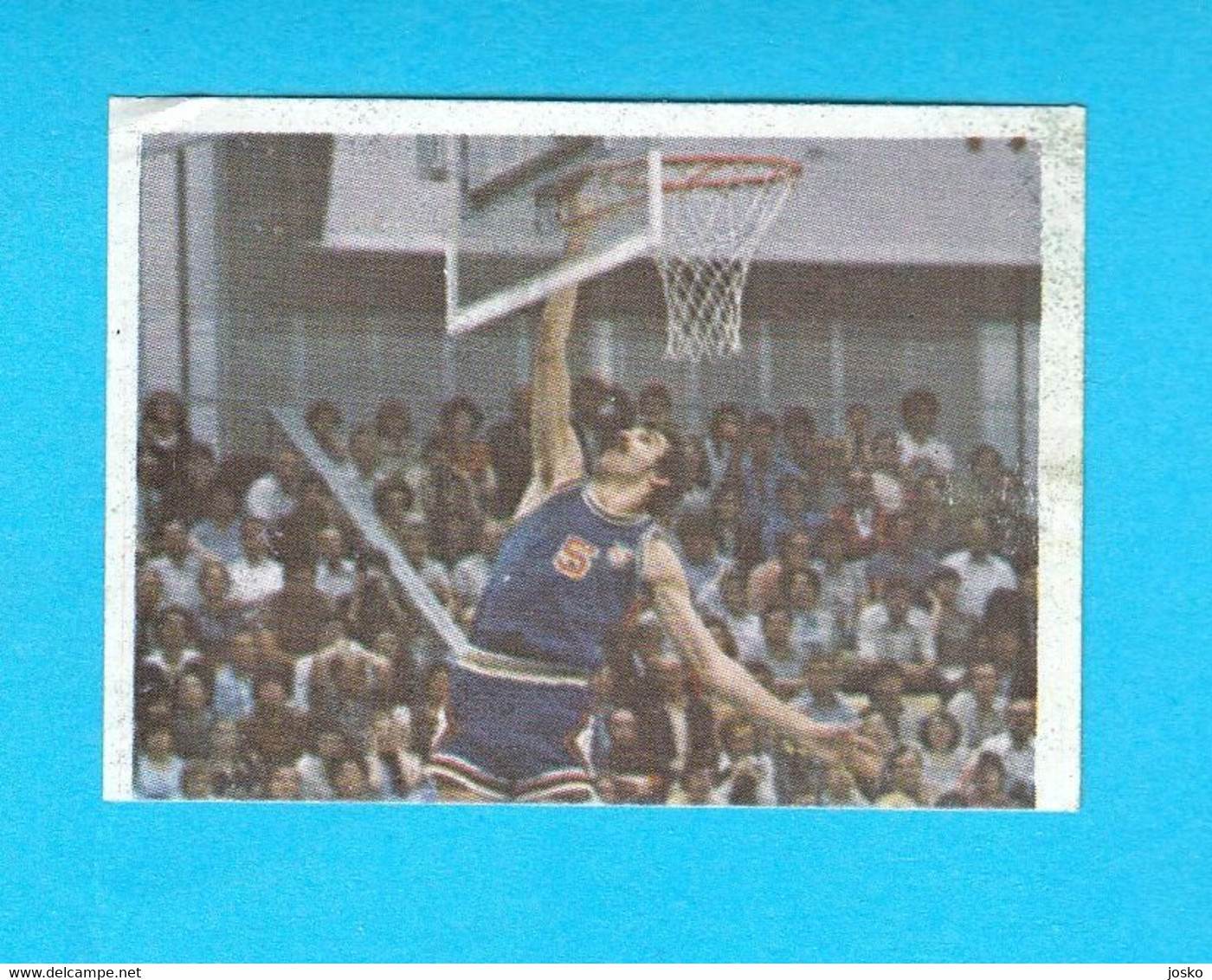 DRAGAN KICANOVIC #2 - Yugoslav Old Basketball Card * MISSING BACK * Basketball Basket-ball Pallacanestro Baloncesto - Other & Unclassified