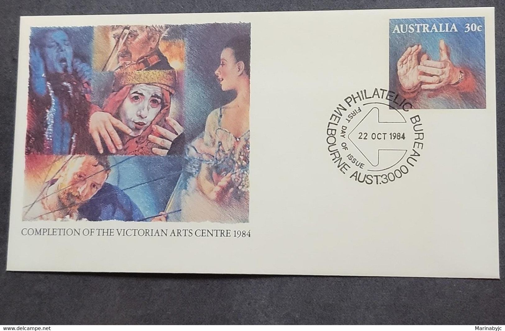 P) 1984 AUSTRALIA, COMPLETION VICTORIAN ART CENTER, POSTAL STATIONERY, MNH - Sonstige & Ohne Zuordnung