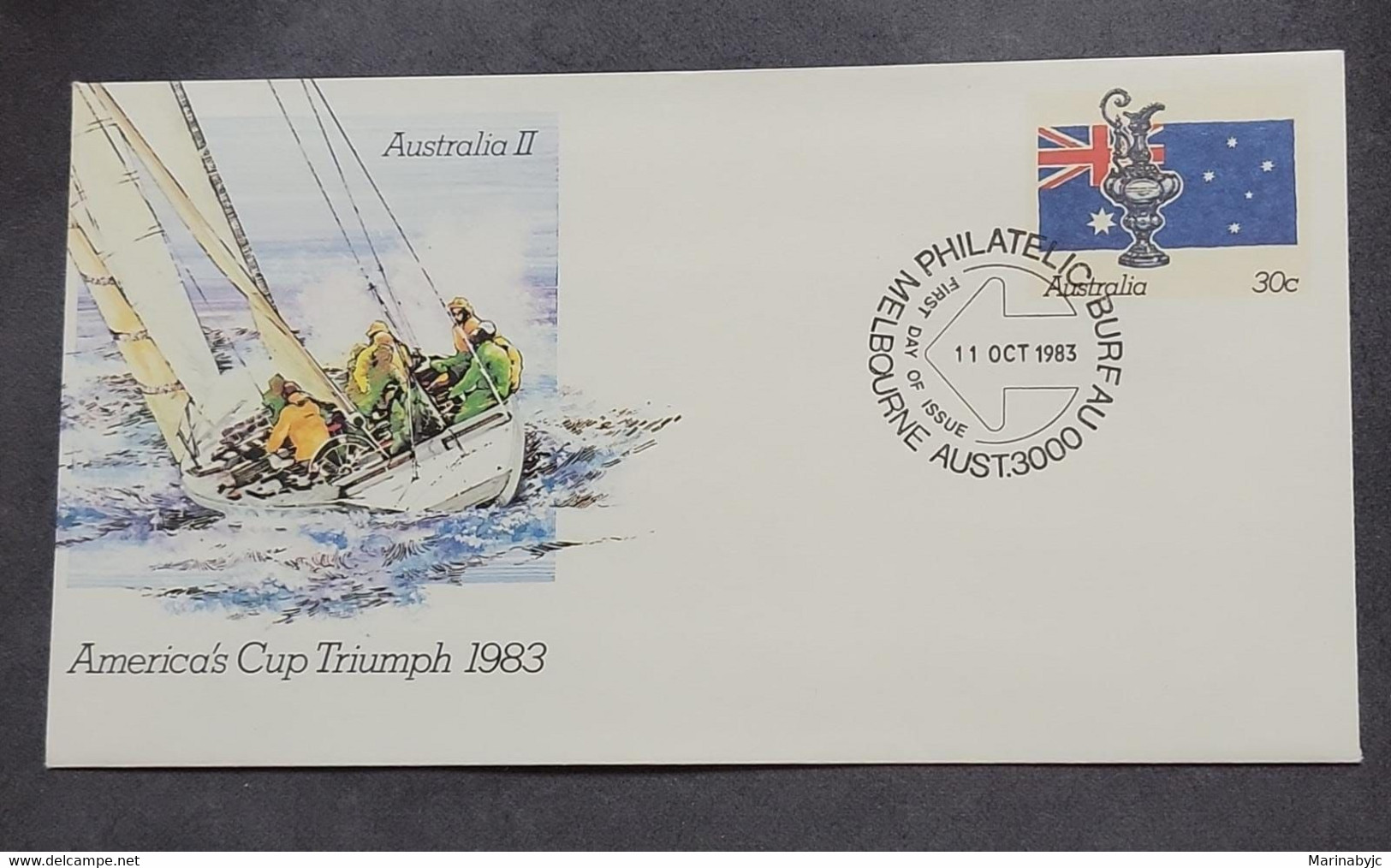 P) 1983 AUSTRALIA, AMERICA'S CUP TRIUMPH, POSTAL STATIONERY, MNH - Andere & Zonder Classificatie