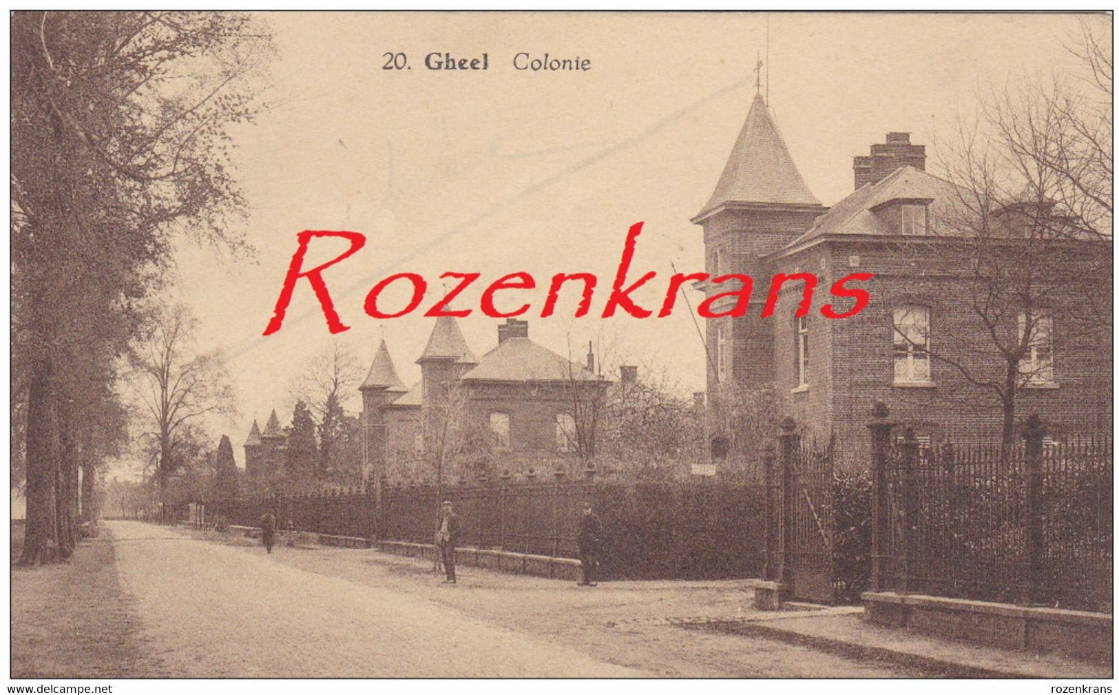 Geel Gheel Antwerpse Kempen Colonie Kolonie 1934 Gelopen Met Zegel Postzegel Stempel ZELDZAAM (In Zeer Goede Staat) - Geel