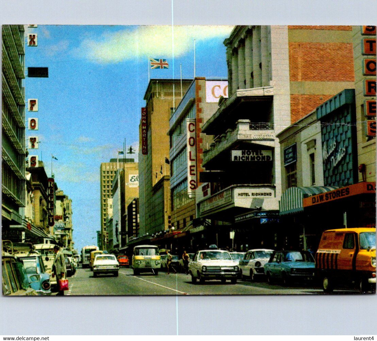 (1 F 33) Australia - SA - Runddle Street In Adelaide (beofre It Became Pedestrian) - Adelaide