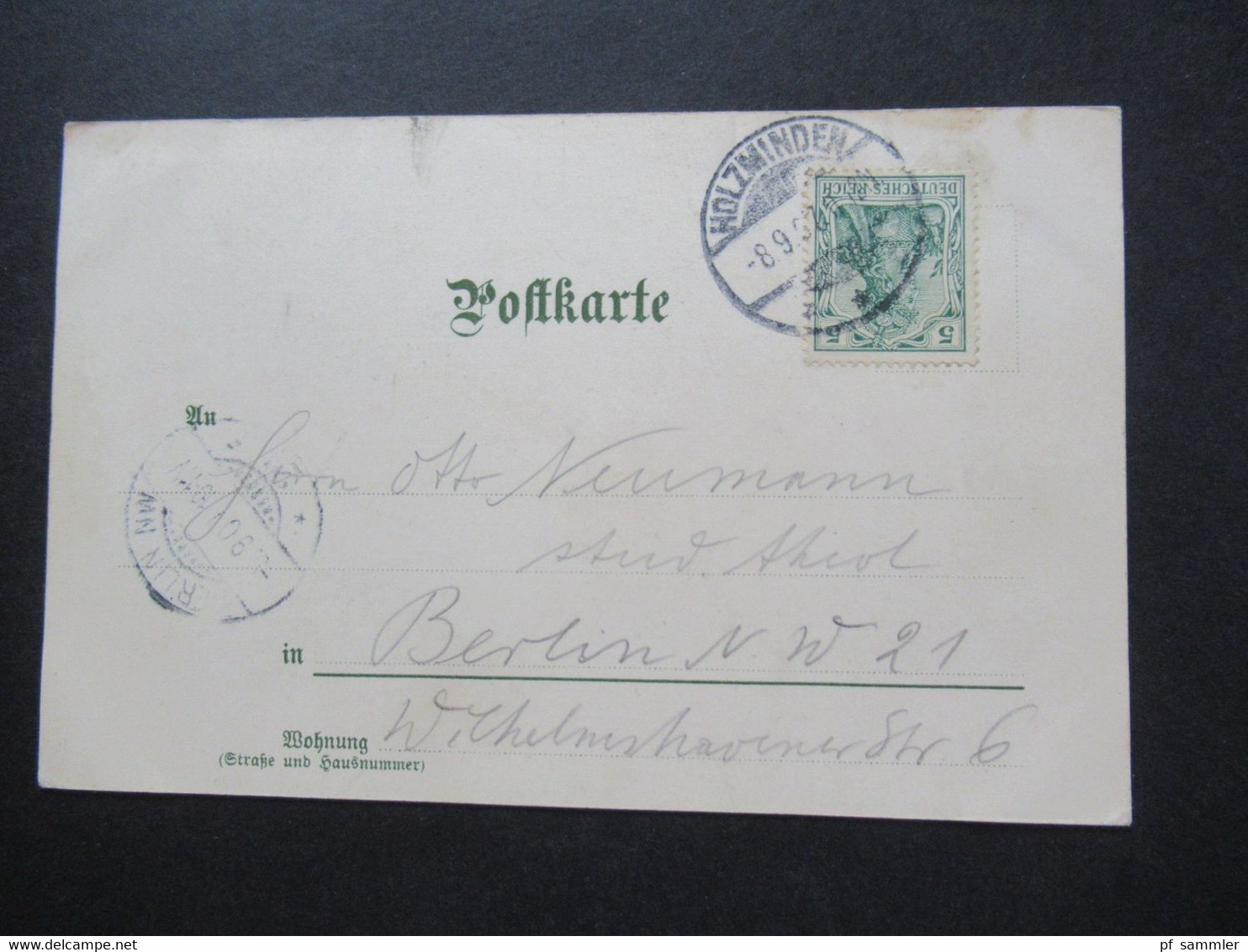 Künstler AK 1907 Reiterstaffel Aufgesessen! Stempel L1 Gruss Aus Dem Manöver Und Tagesstempel Holzminden Nach Berlin - Manovre