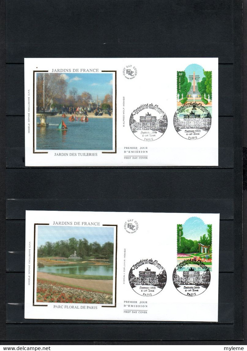 Z4-1 France FDC  N° 3673 + 3674   Année 2004   A Saisir !!! - 2000-2009