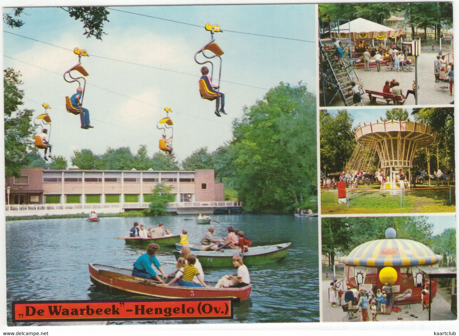 Hengelo - 'De Waarbeek' - O.a. Kabelbaan, Roeivijver, Zweefmolen, Carrousel - (Overijssel, Nederland/Holland) - Hengelo (Ov)