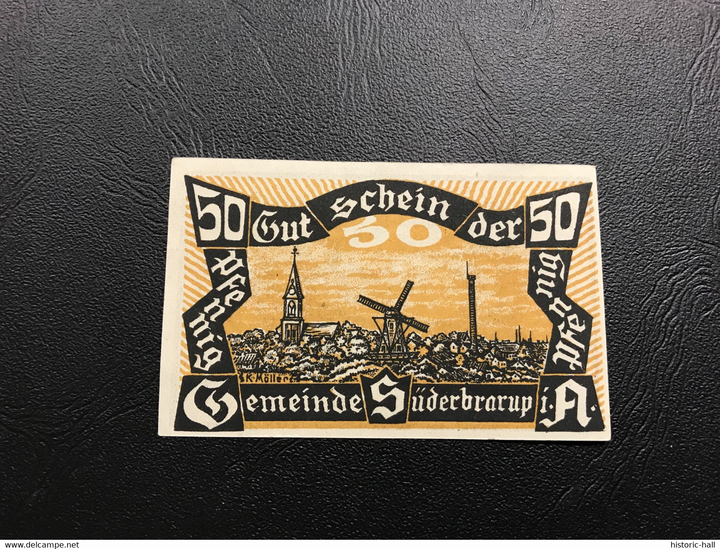Notgeld - Billet Necéssité Allemagne - 50 Pfennig - Suderbrarup - 1920 - Sin Clasificación
