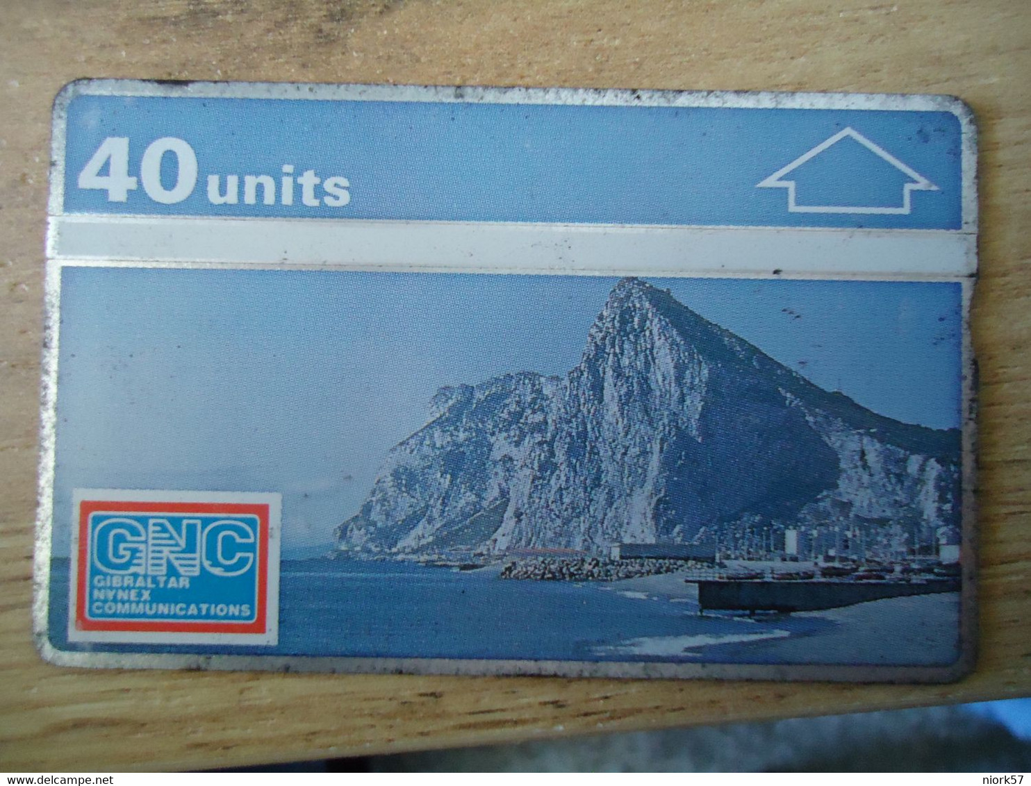 GIBRALTAR  USED PHONECARDS  LANDSCAPES MOUNTAINS - Gebirgslandschaften