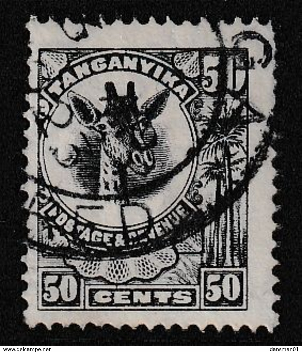 Tanganyika 1922 Giraffe SG 81 Used - Tanganyika (...-1932)